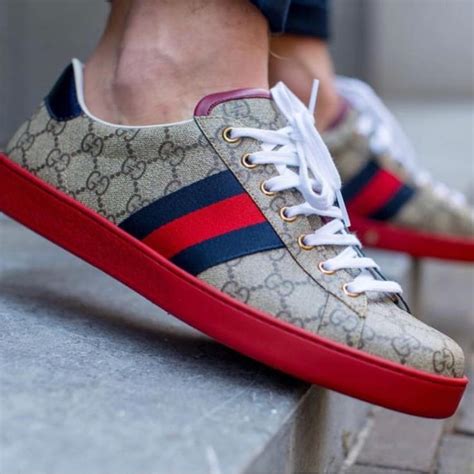 red gucci sneakers|gucci red bottom sneakers.